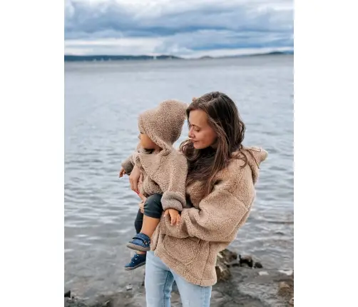 Wool coat for women Zoya Nevada M brown