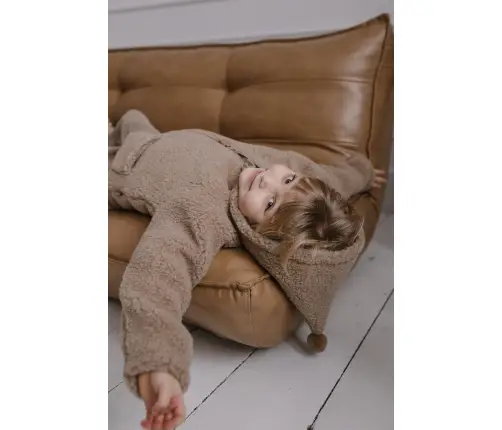 Kids wool coat Meri Nevada 134/140 brown