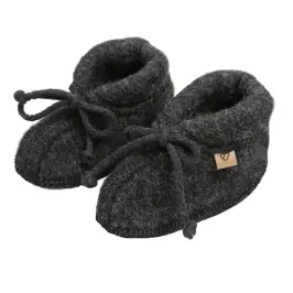 Vilnoniai kūdikio batukai Sierra M 6-12m anthracite