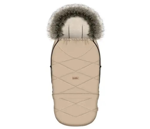 Adjustable footmuff with bag GrowUP Aspen 0-36m vanilla