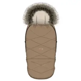Adjustable footmuff with bag GrowUP Aspen 0-36m latte