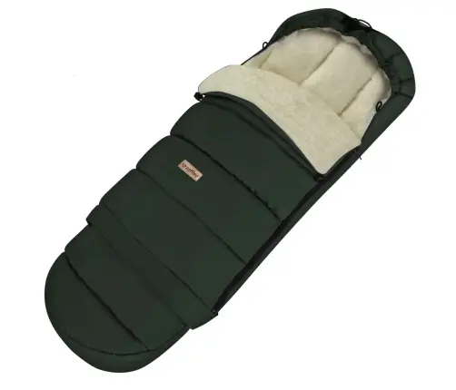 Zaffiro Stroller Footmuff Expandable iGrow Nordico bottle green