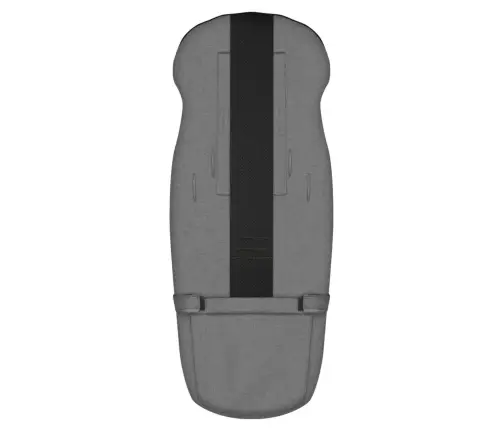 Zaffiro Stroller Footmuff Expandable GrowUP Scandi light grey