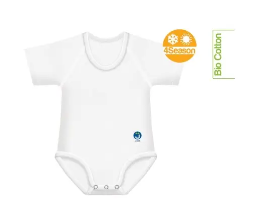 Growing body Bio Cotton 4Season 0-36m white