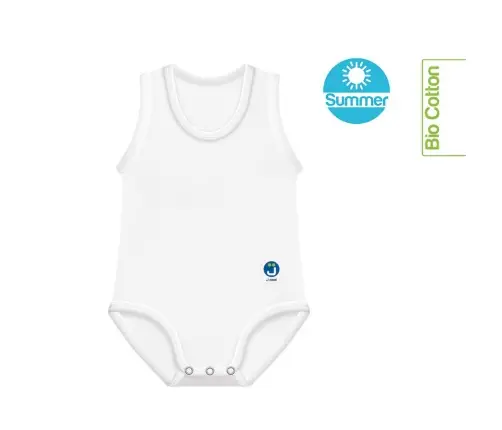 Growing body Bio Cotton Summer 0-36m white