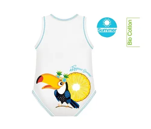 Growing body Bio Cotton Summer 0-36m toucan