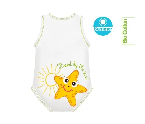 Growing body Bio Cotton Summer 0-36m star