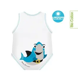 Growing body Bio Cotton Summer 0-36m shark
