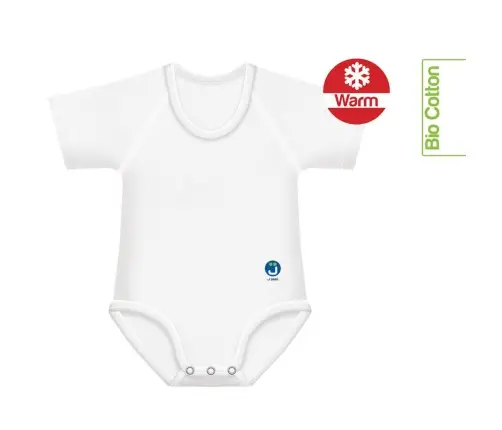 Growing body Bio Cotton Warm 0-36m white