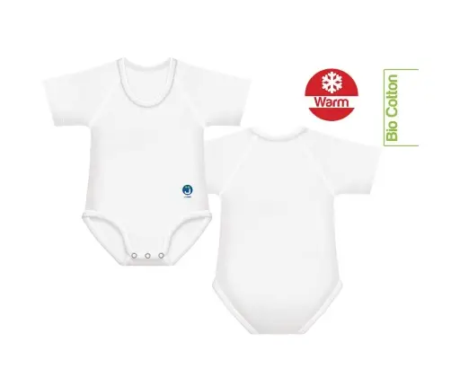 Growing body Bio Cotton Warm 0-36m white