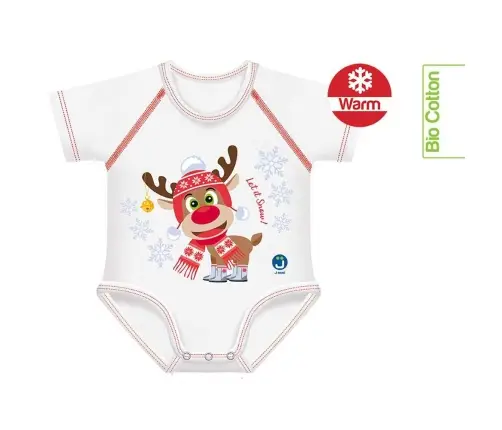 Growing body Bio Cotton Warm 0-36m reindeer