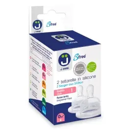 2 nipples level 1 slow flow silicone Super/Trendy/Classic