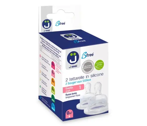 2 nipples level 1 slow flow silicone Super/Trendy/Classic