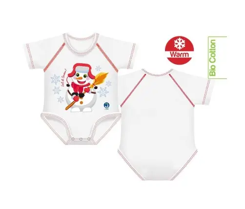 Growing body Bio Cotton Warm 0-36m snowman