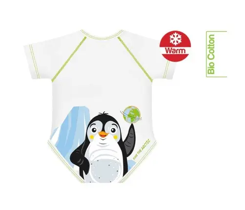Growing body Bio Cotton Warm 0-36m penguin