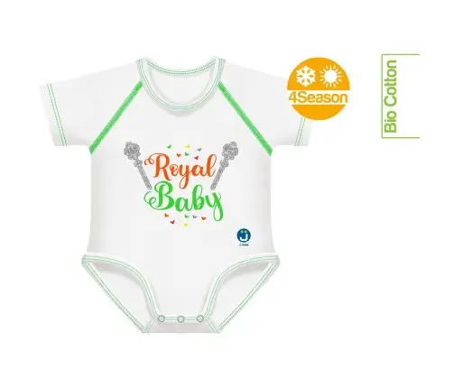 Growing body Bio Cotton 4Season 0-36m royal