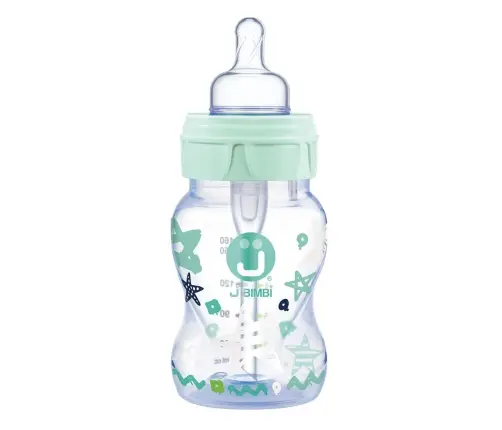 Anti-colic feeding bottle Trendy 160ml green
