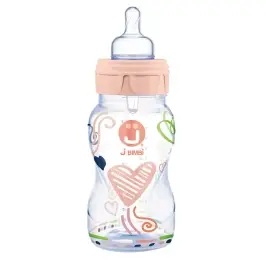 Anti-colic feeding bottle Trendy 330ml peach