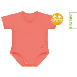 Growing body Bio Cotton 4Season 0-36m coral