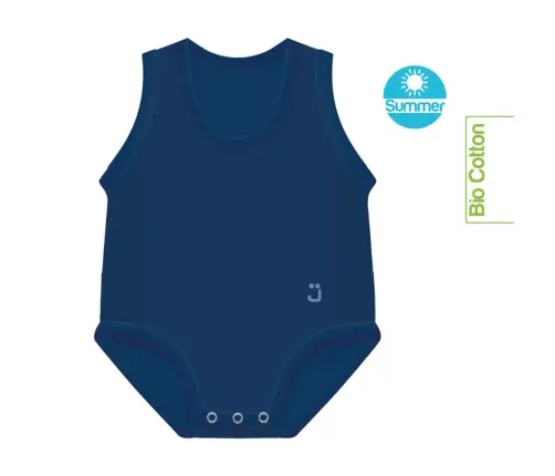 Growing body Bio Cotton Summer 0-36m Indigo