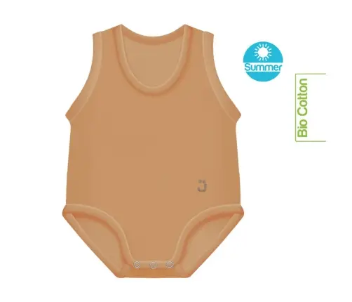 Growing body Bio Cotton Summer 0-36m caramel