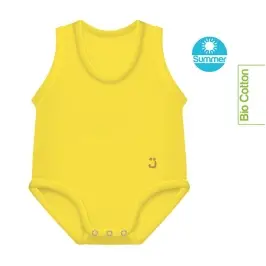 Growing body Bio Cotton Summer 0-36m yellow