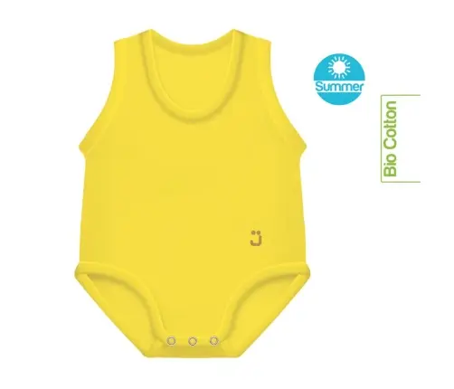 Growing body Bio Cotton Summer 0-36m yellow