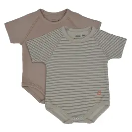 2-pack Growing body Bio Cotton 4Season 0-36m brown