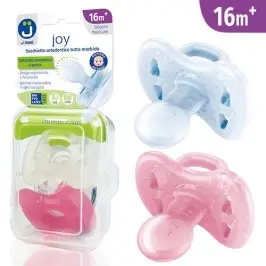 Pacifier Joy 16m+ transp.-rose