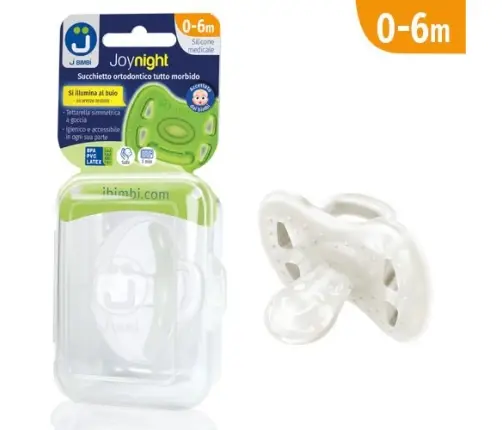 Glow in the dark pacifier Joy night 0-6m