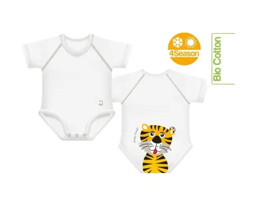 Growing body Bio Cotton 4Season 0-36m tiger