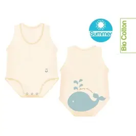 Growing body Bio Cotton Summer 0-36m whale