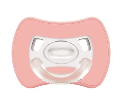 2-pack. Smart pacifiers Glee 0-2m rose-brick