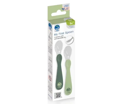 2-pack baby spoons My first spoon pistachio