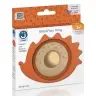 Teether Bite&Play ring wooden and silicone 3m+ hedgehog