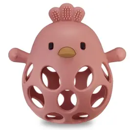 Teether Bite&Play chicken gum massager 6m+ strawberry