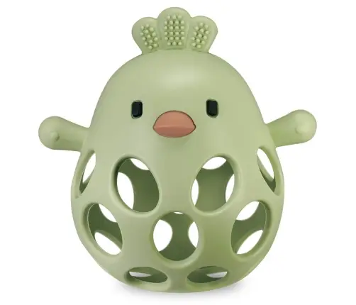Teether Bite&Play chicken gum massager 6m+ pistachio