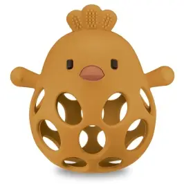 Teether Bite&Play chicken gum massager 6m+ mango