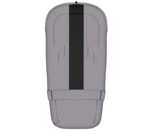 Zaffiro Stroller Footmuff Expandable SleepGrow Aspen steel grey