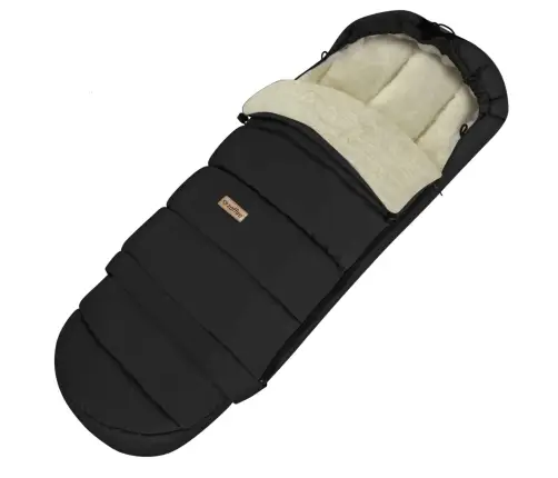 Zaffiro Stroller Footmuff Expandable iGrow Nordico black
