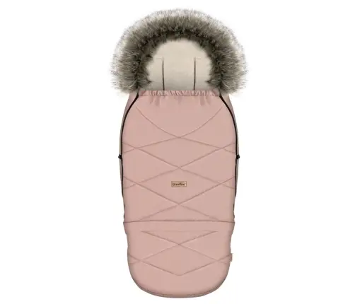 Zaffiro Stroller Footmuff Expandable GrowUP Aspen baby pink