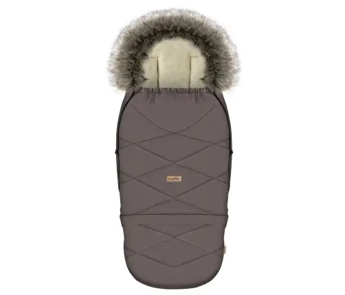 Zaffiro Stroller Footmuff Expandable GrowUP Nordico taupe