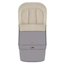 Zaffiro Stroller Footmuff Expandable SleepGrow Aspen steel grey
