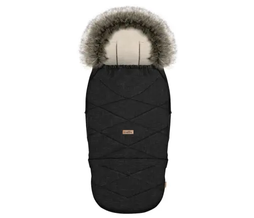 Zaffiro Stroller Footmuff Expandable GrowUP Scandi black