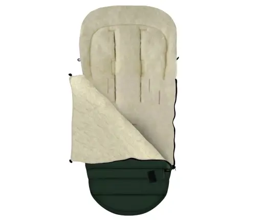 Zaffiro Stroller Footmuff Expandable iGrow Nordico bottle green