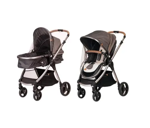 BabyOno universal mosquito net for pram, Black