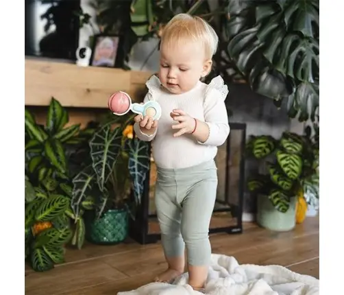 BabyOno rattle Barbell