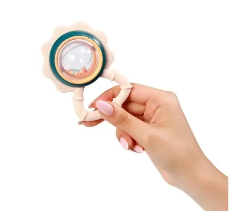 BabyOno rattle with teether Multicolor