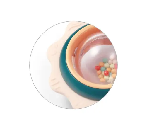 BabyOno rattle with teether Multicolor