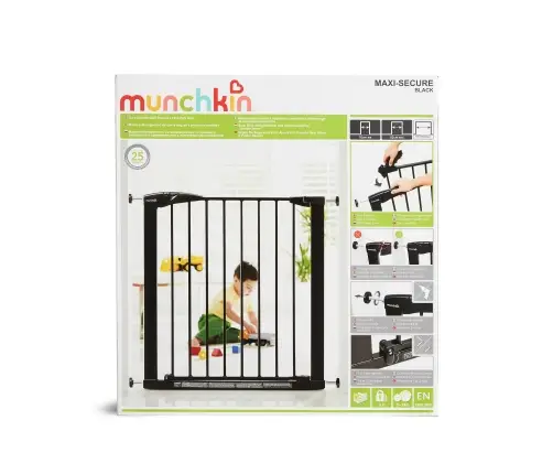 Munchkin apsauginiai varteliai Maxi-Secure Black